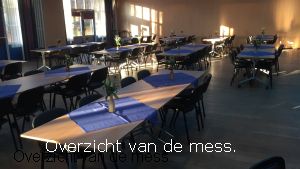 Overzicht van de mess